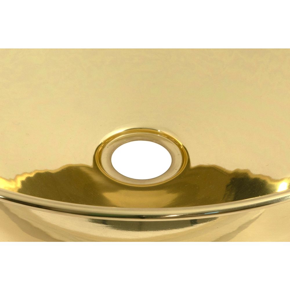 From The Anvil - Smooth Brass Round Sink | Sku. 47202 | Trade Door Handles.