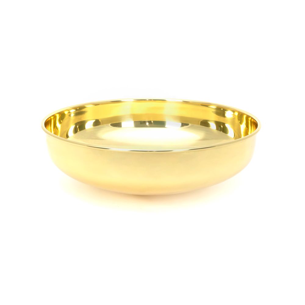 From The Anvil - Smooth Brass Round Sink | Sku. 47202 | Trade Door Handles.