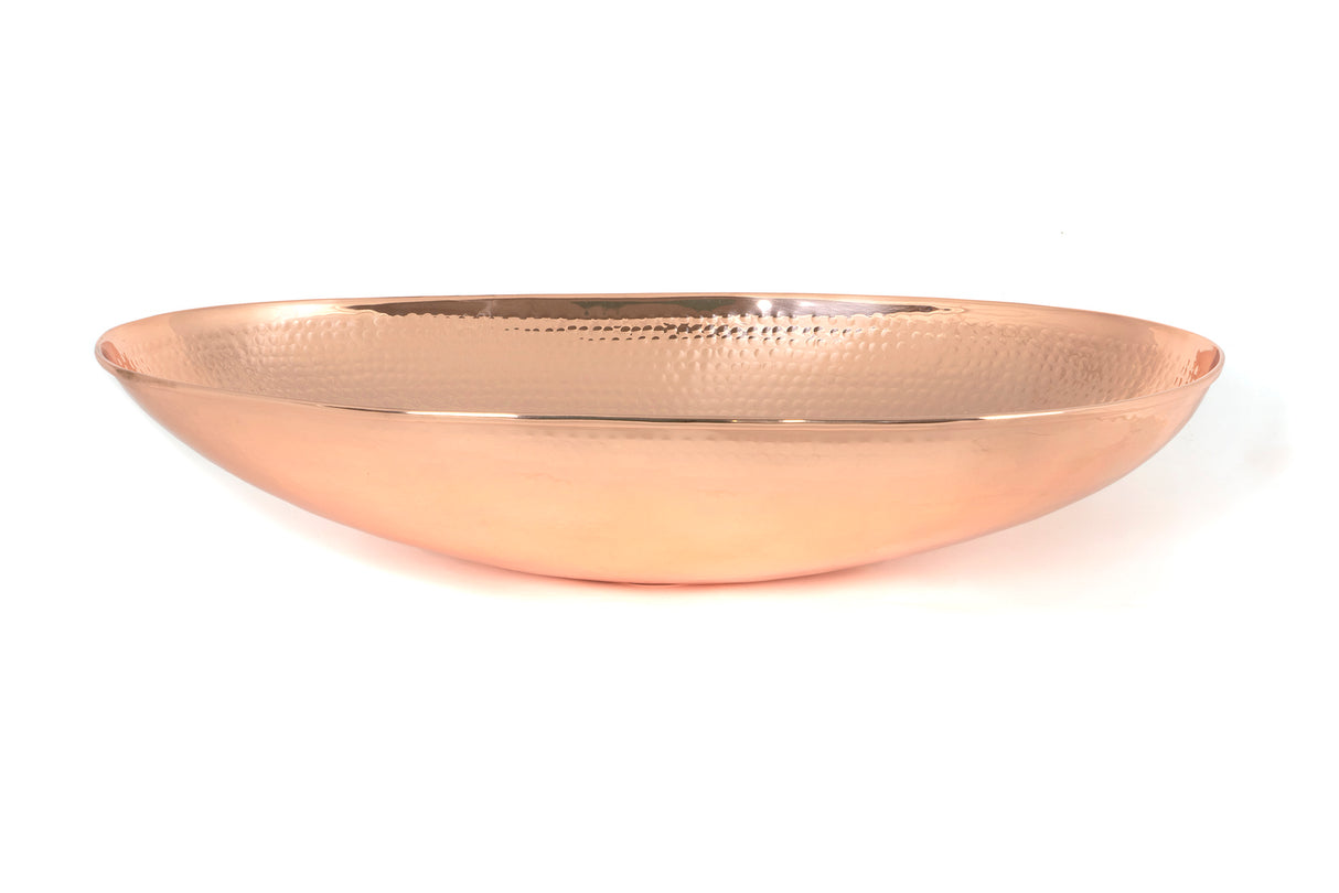 From The Anvil - Hammered Copper Oval Sink | Sku. 47203 | Trade Door Handles.