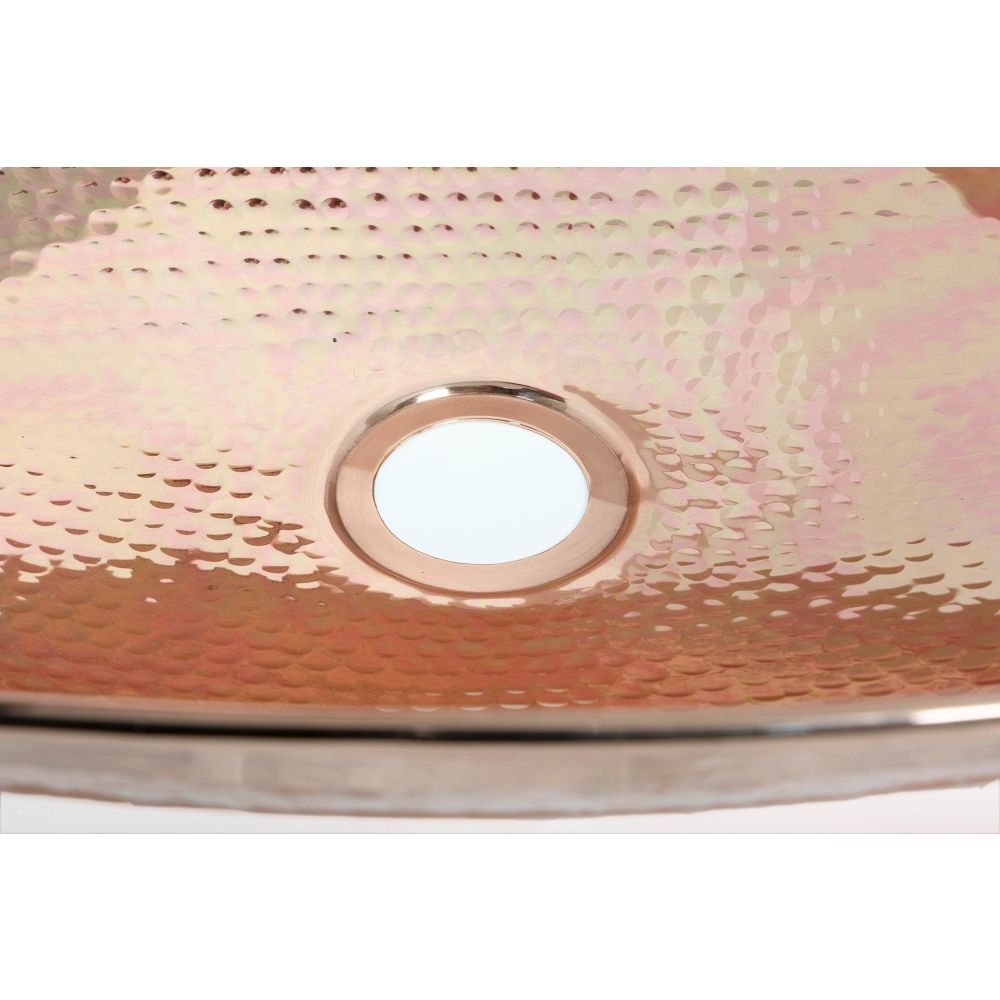 From The Anvil - Hammered Copper Oval Sink | Sku. 47203 | Trade Door Handles.