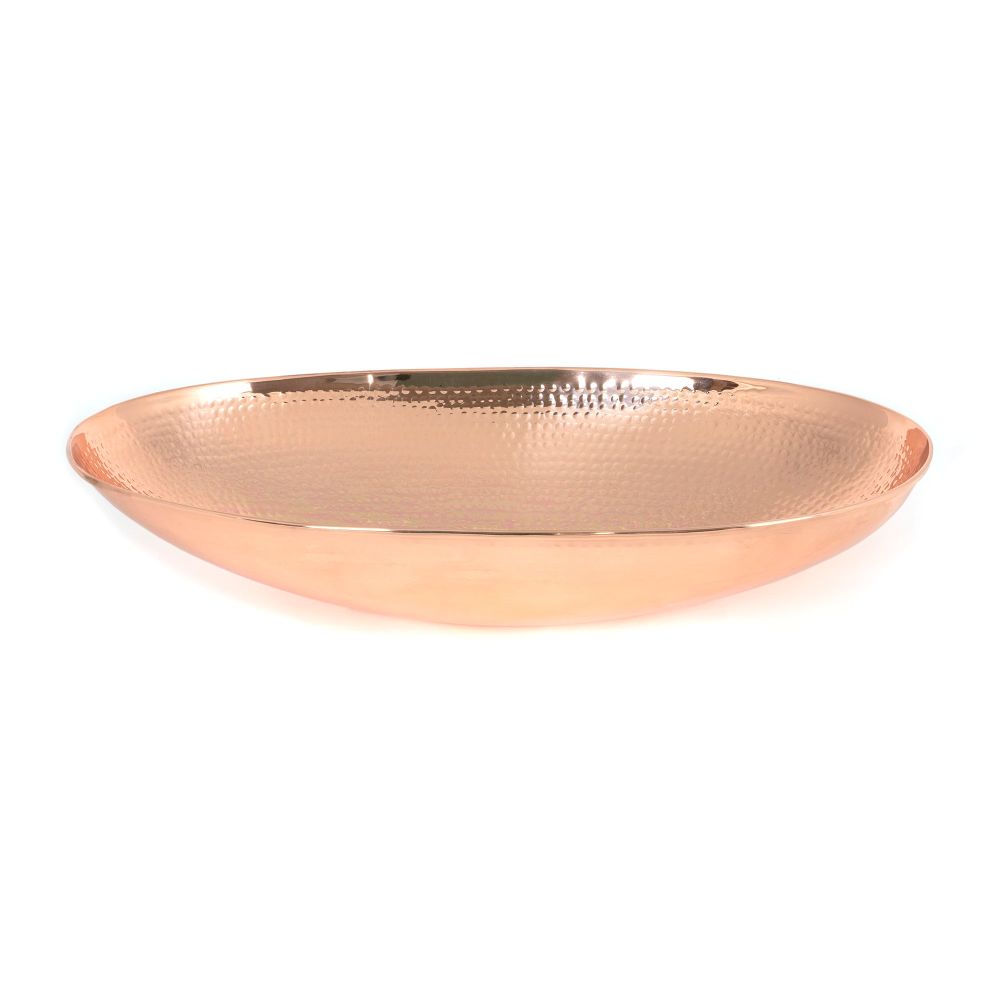From The Anvil - Hammered Copper Oval Sink | Sku. 47203 | Trade Door Handles.