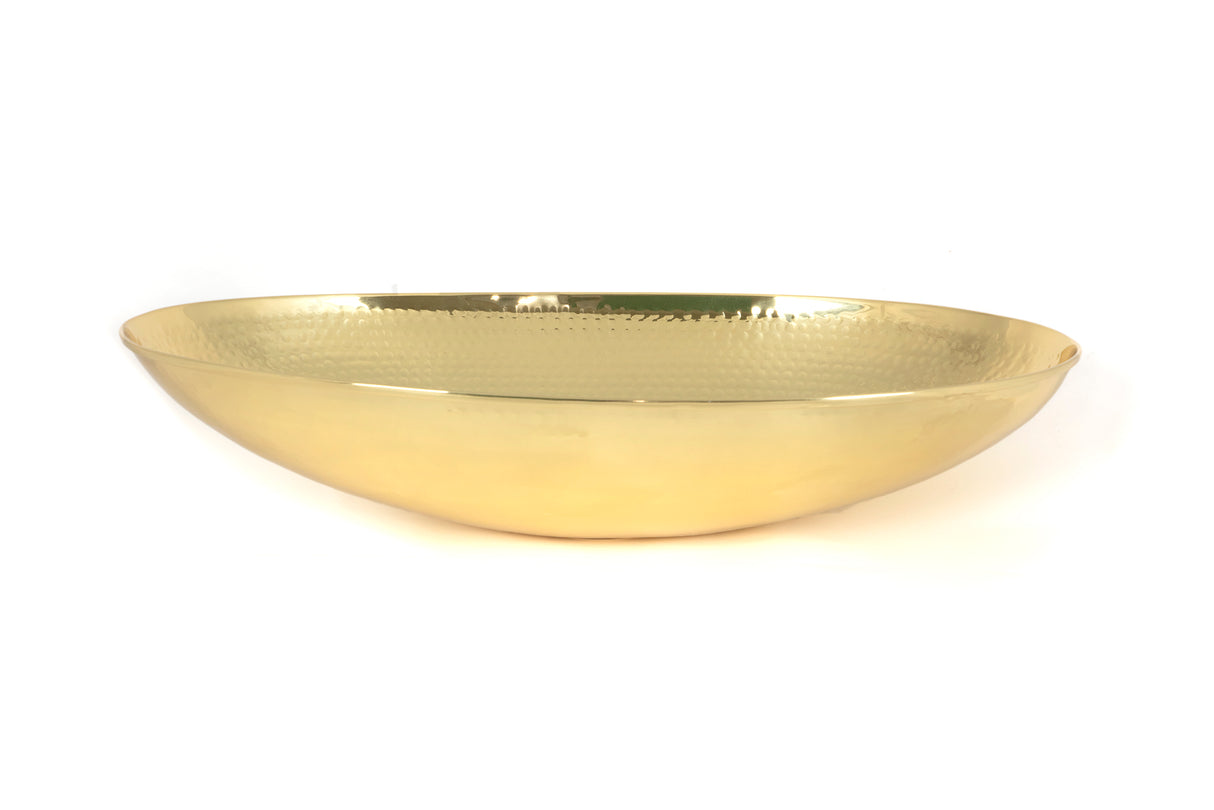 From The Anvil - Hammered Brass Oval Sink | Sku. 47205 | Trade Door Handles.