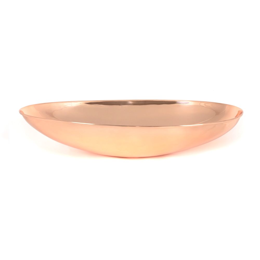 From The Anvil - Smooth Copper Oval Sink | Sku. 47206 | Trade Door Handles.