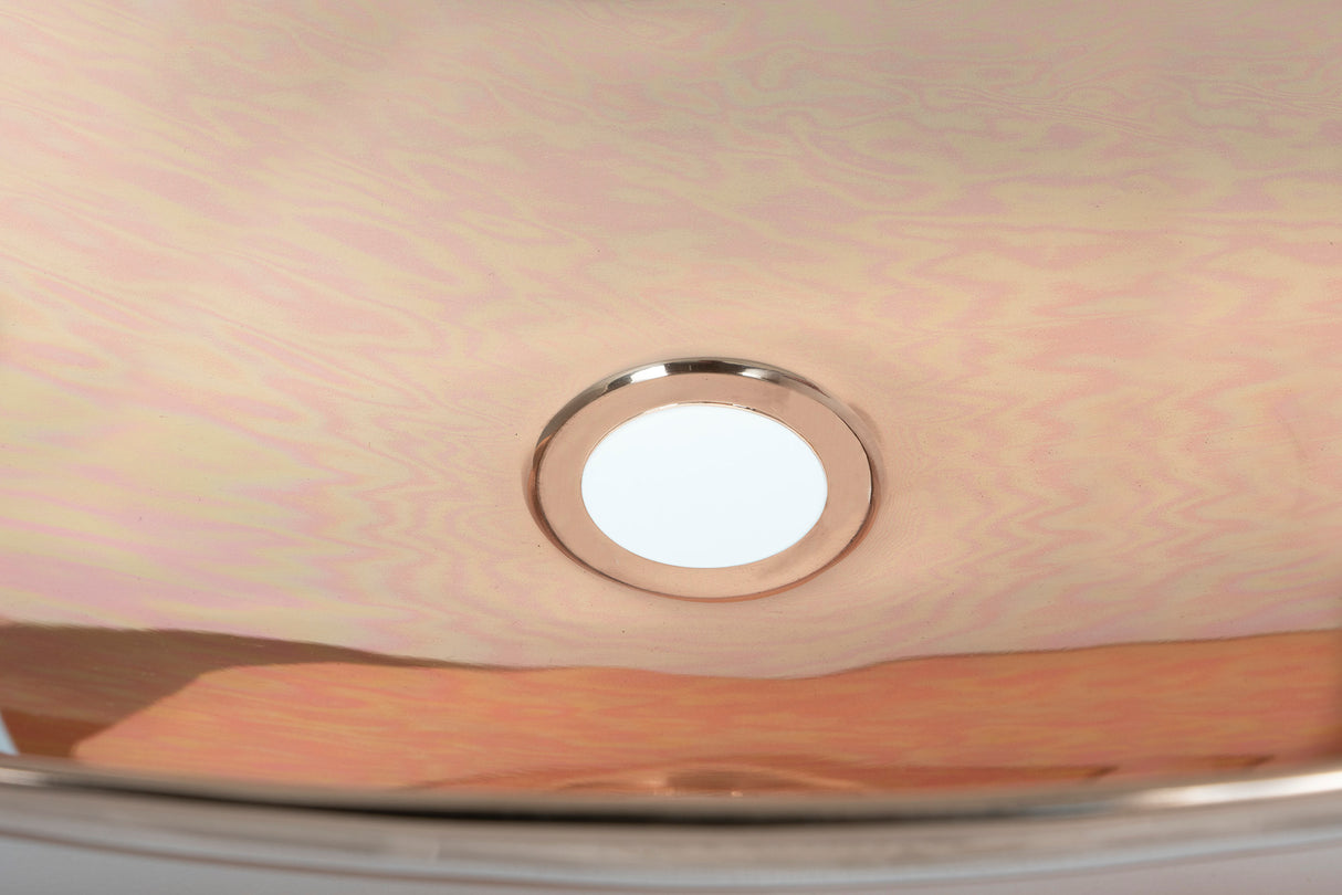 From The Anvil - Smooth Copper Oval Sink | Sku. 47206 | Trade Door Handles.