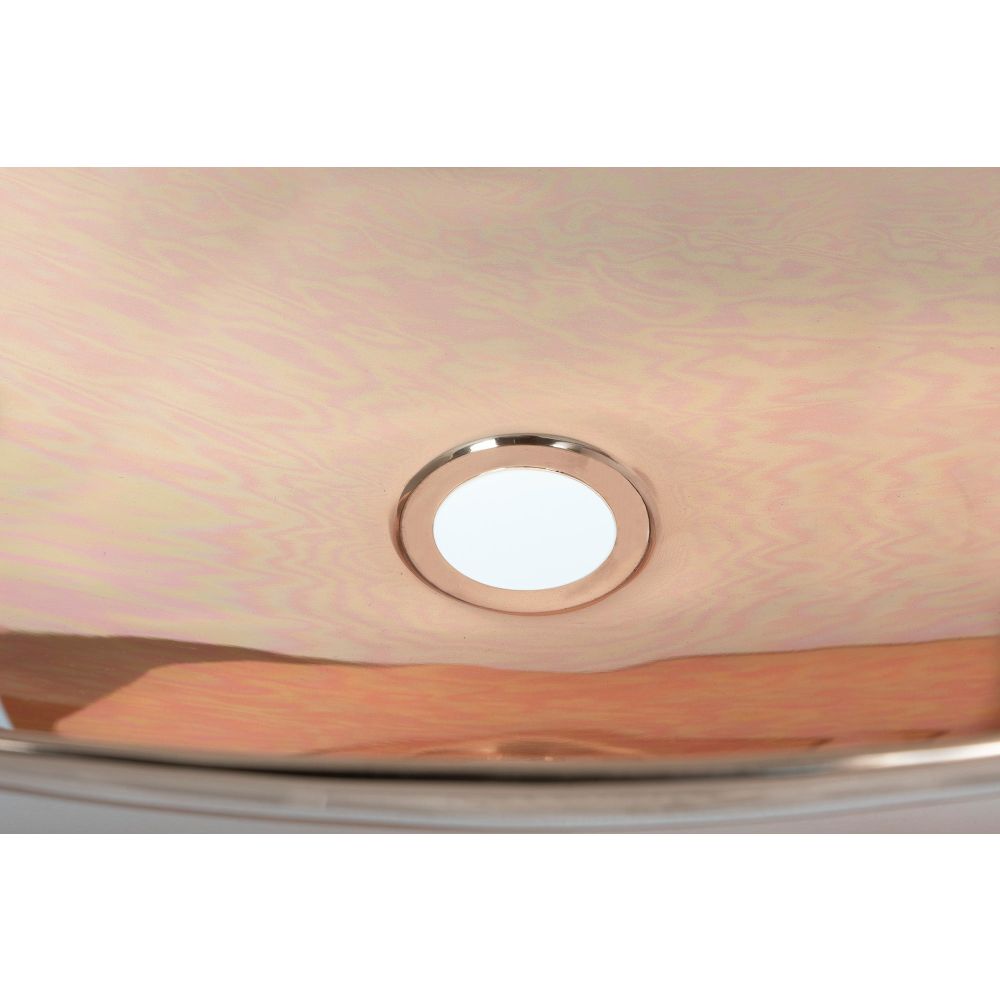 From The Anvil - Smooth Copper Oval Sink | Sku. 47206 | Trade Door Handles.