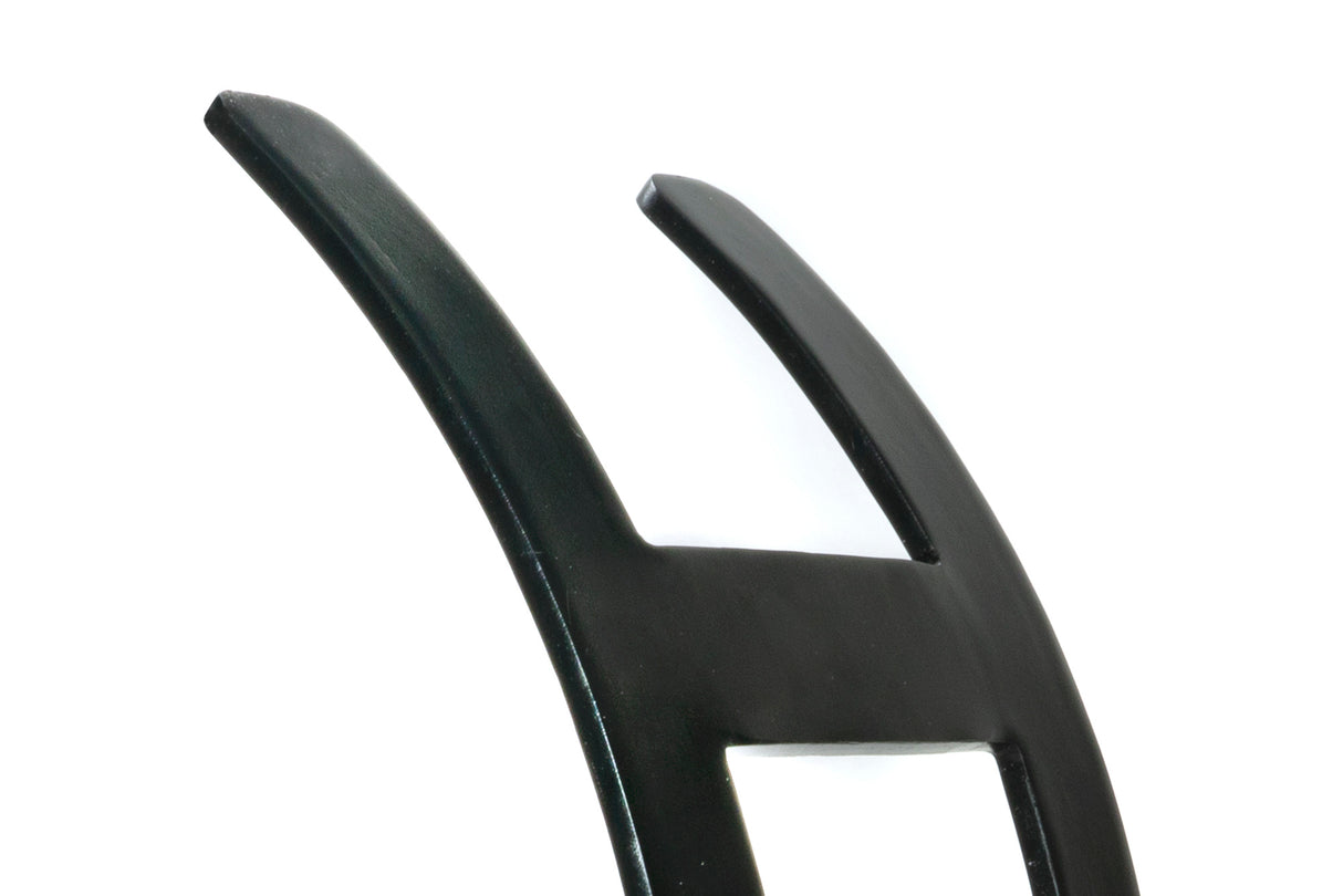 From The Anvil - Matt Black Curved Log Holder - Large | Sku. 47211 | Trade Door Handles.