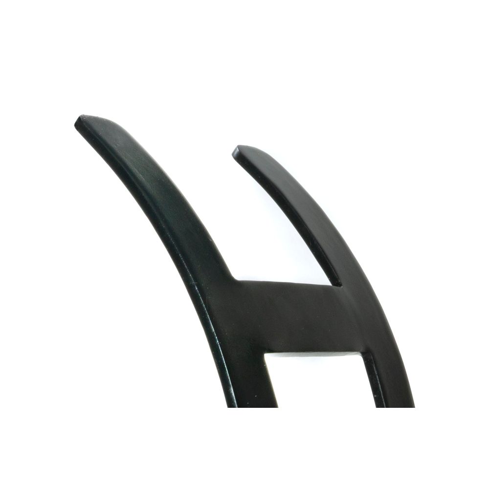 From The Anvil - Matt Black Curved Log Holder - Large | Sku. 47211 | Trade Door Handles.
