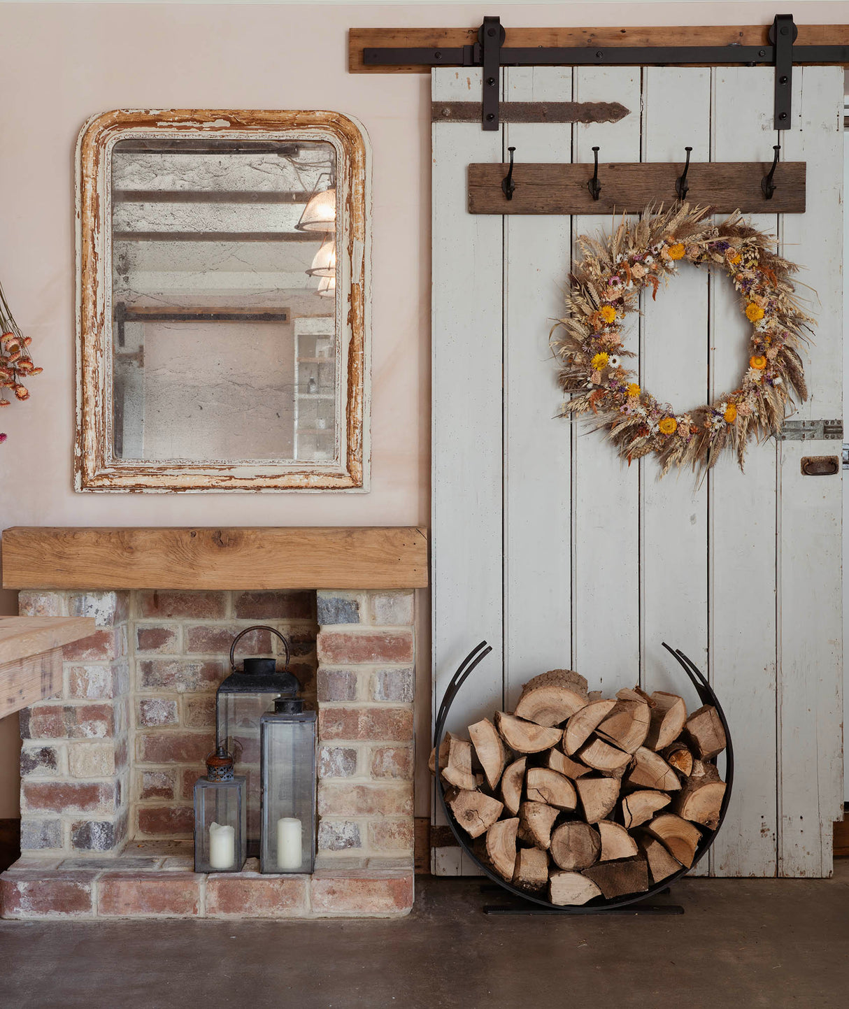 From The Anvil - Matt Black Curved Log Holder - Large | Sku. 47211 | Trade Door Handles.