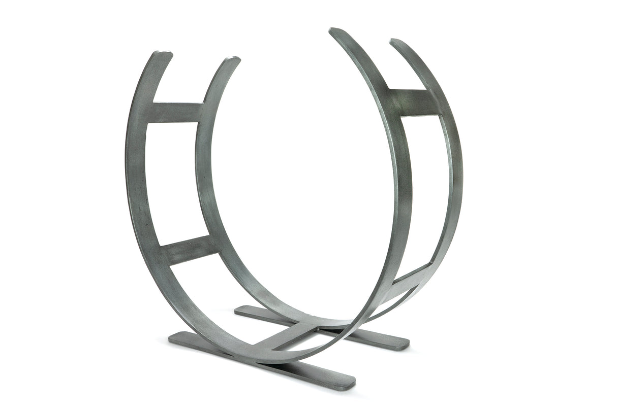 From The Anvil - Pewter Curved Log Holder - Large | Sku. 47212 | Trade Door Handles.