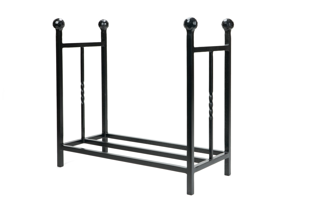 From The Anvil - Matt Black Rectangular Log Holder | Sku. 47213 | Trade Door Handles.