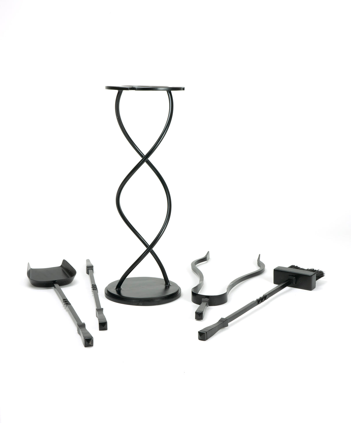 From The Anvil - Matt Black Spiral Companion Set - Avon Tools | Sku. 47215 | Trade Door Handles.