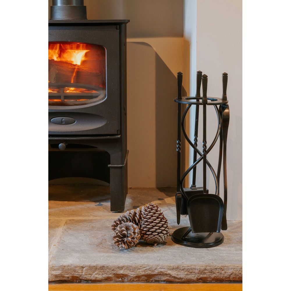 From The Anvil - Matt Black Spiral Companion Set - Avon Tools | Sku. 47215 | Trade Door Handles.