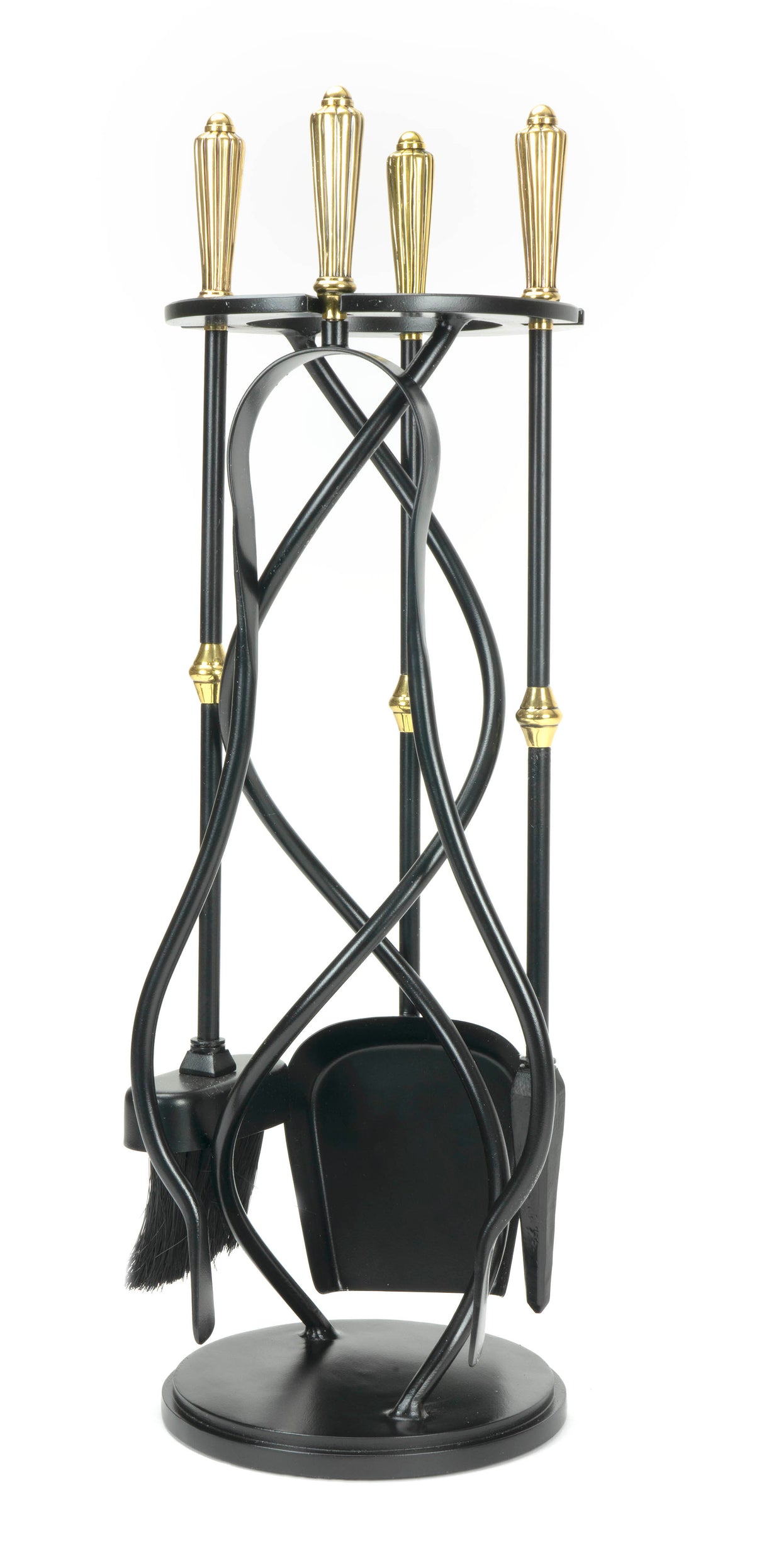 From The Anvil - Matt Black Spiral Companion Set - Hinton Tools | Sku. 47217 | Trade Door Handles.