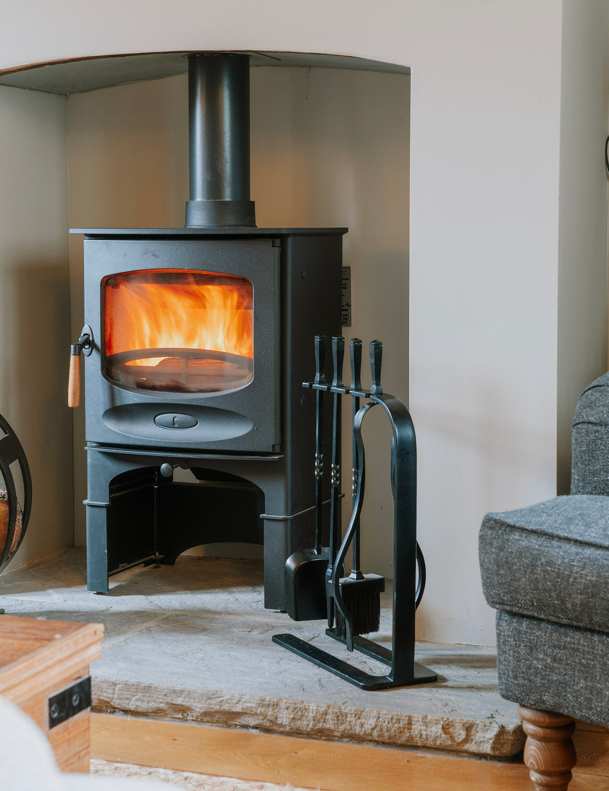 From The Anvil - Matt Black Arc Companion Set - Avon Tools | Sku. 47218 | Trade Door Handles.