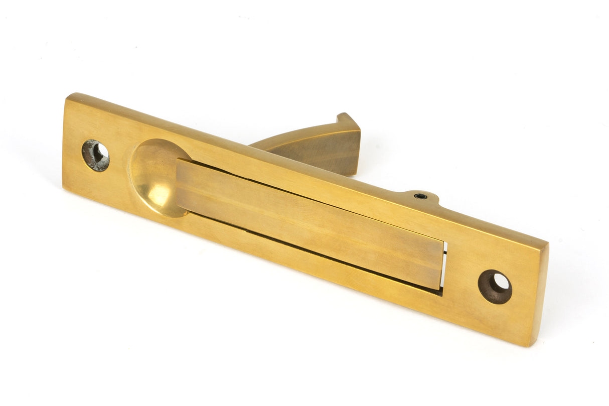 From The Anvil - Aged Brass 125mm x 25mm Edge Pull | Sku. 48332 | Trade Door Handles.