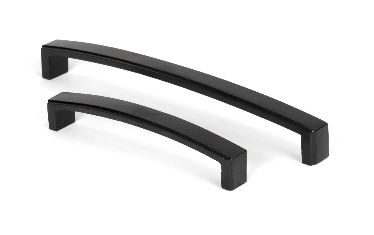 From The Anvil - Black 5 1/2" Ribbed Pull Handle | Sku. 48353 | Trade Door Handles.