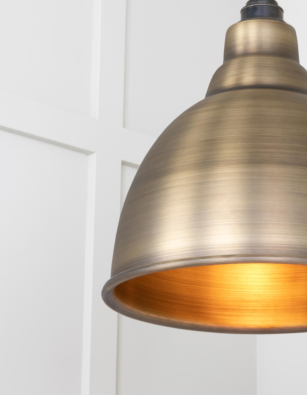 From The Anvil - Aged Brass Brindley Pendant | Sku. 49497 | Trade Door Handles.