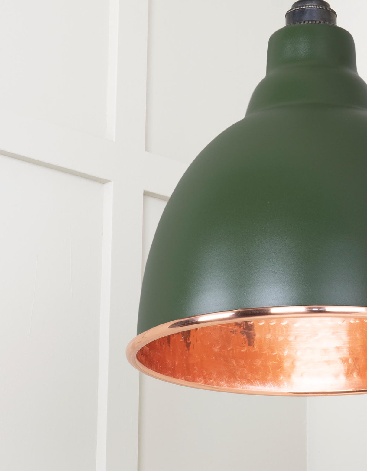 From The Anvil - Hammered Copper Brindley Pendant in Heath | Sku. 49500H | Trade Door Handles.