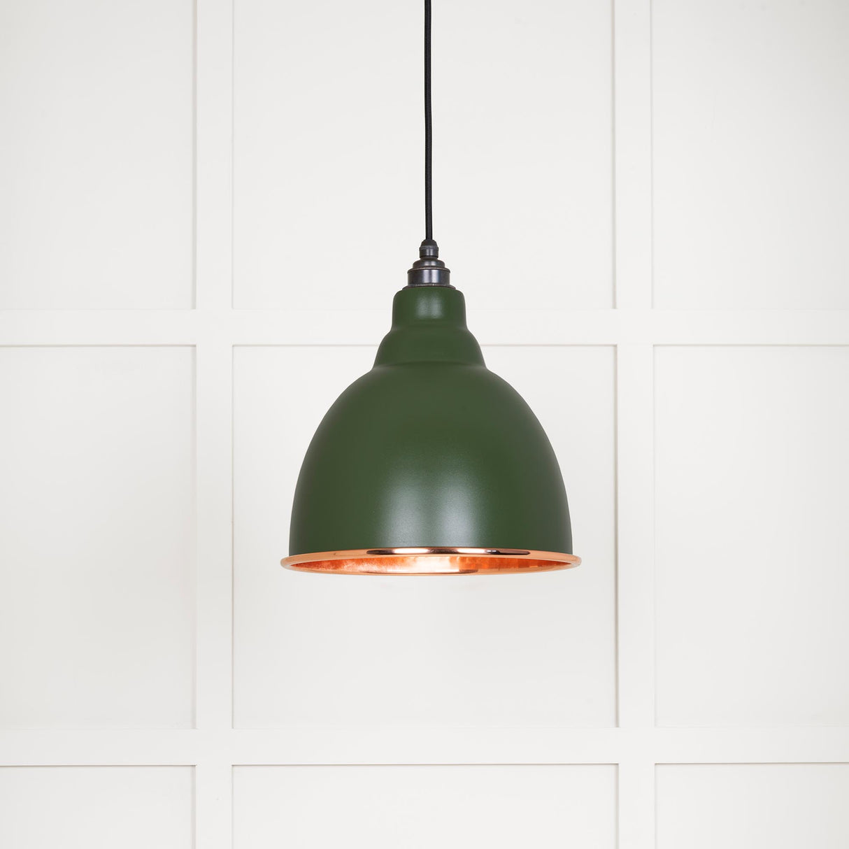 From The Anvil - Hammered Copper Brindley Pendant in Heath | Sku. 49500H | Trade Door Handles.