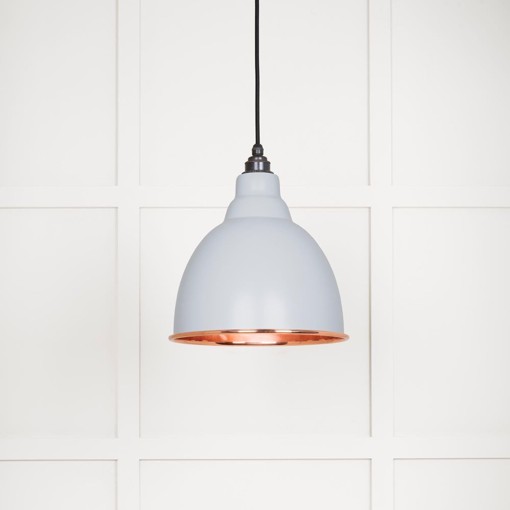 From The Anvil - Smooth Copper Brindley Pendant in Birch | Sku. 49500SBI | Trade Door Handles.