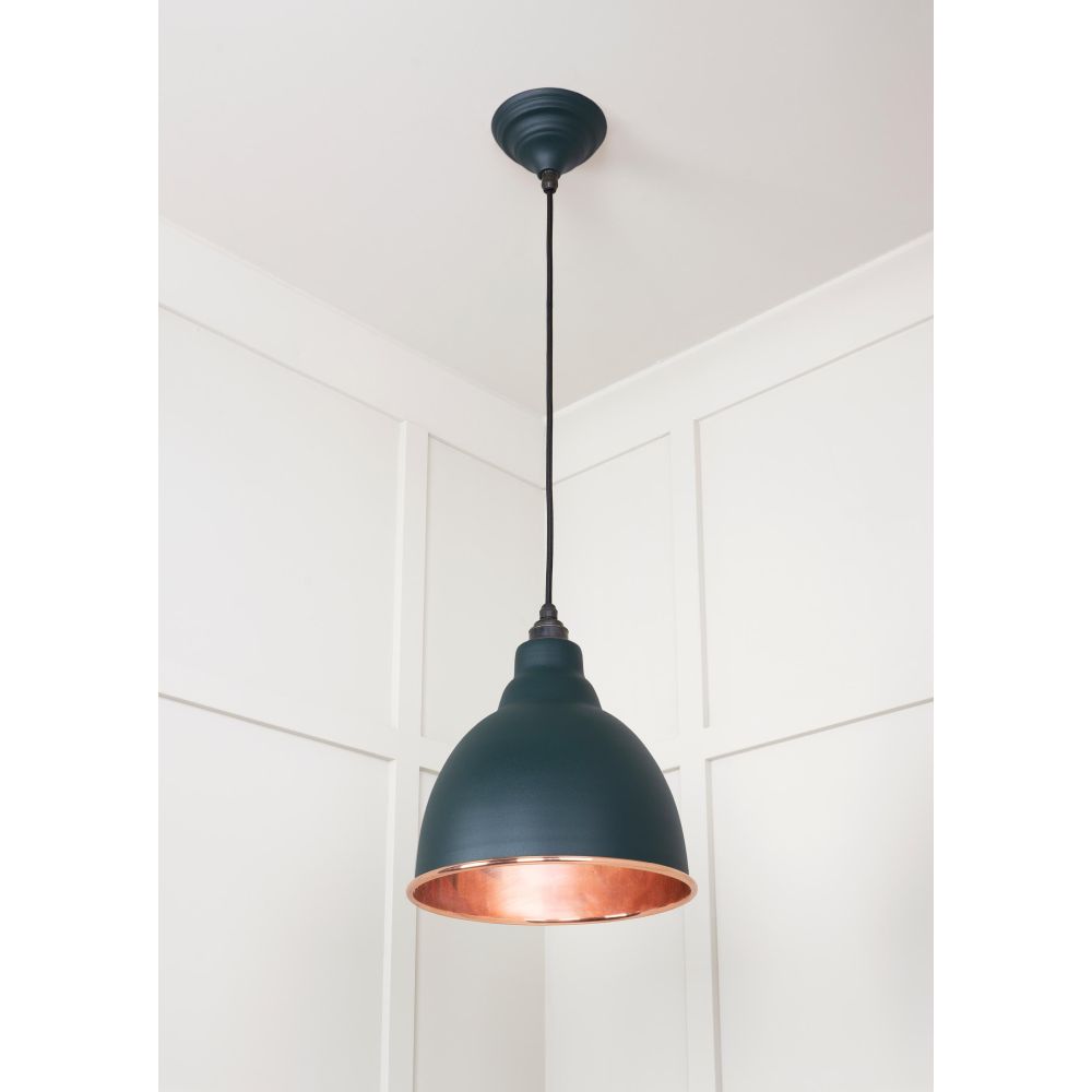 From The Anvil - Smooth Copper Brindley Pendant in Dingle | Sku. 49500SDI | Trade Door Handles.
