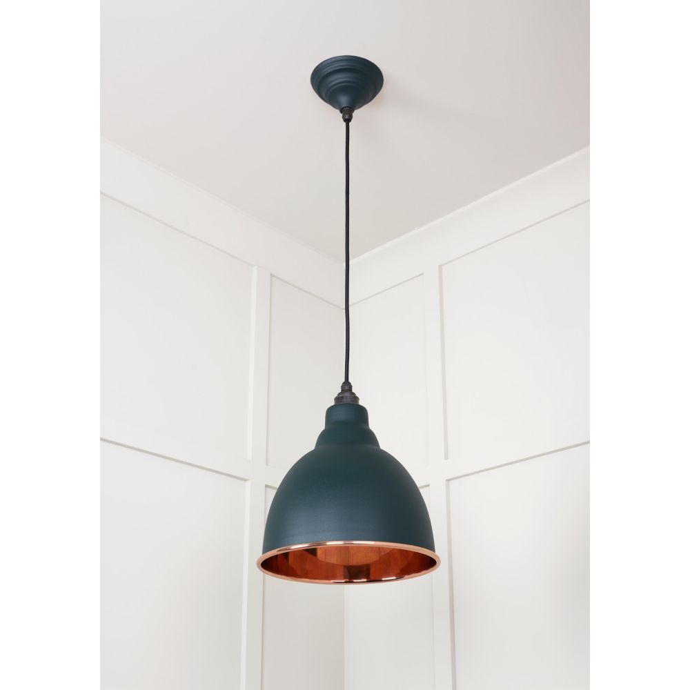 From The Anvil - Smooth Copper Brindley Pendant in Dingle | Sku. 49500SDI | Trade Door Handles.