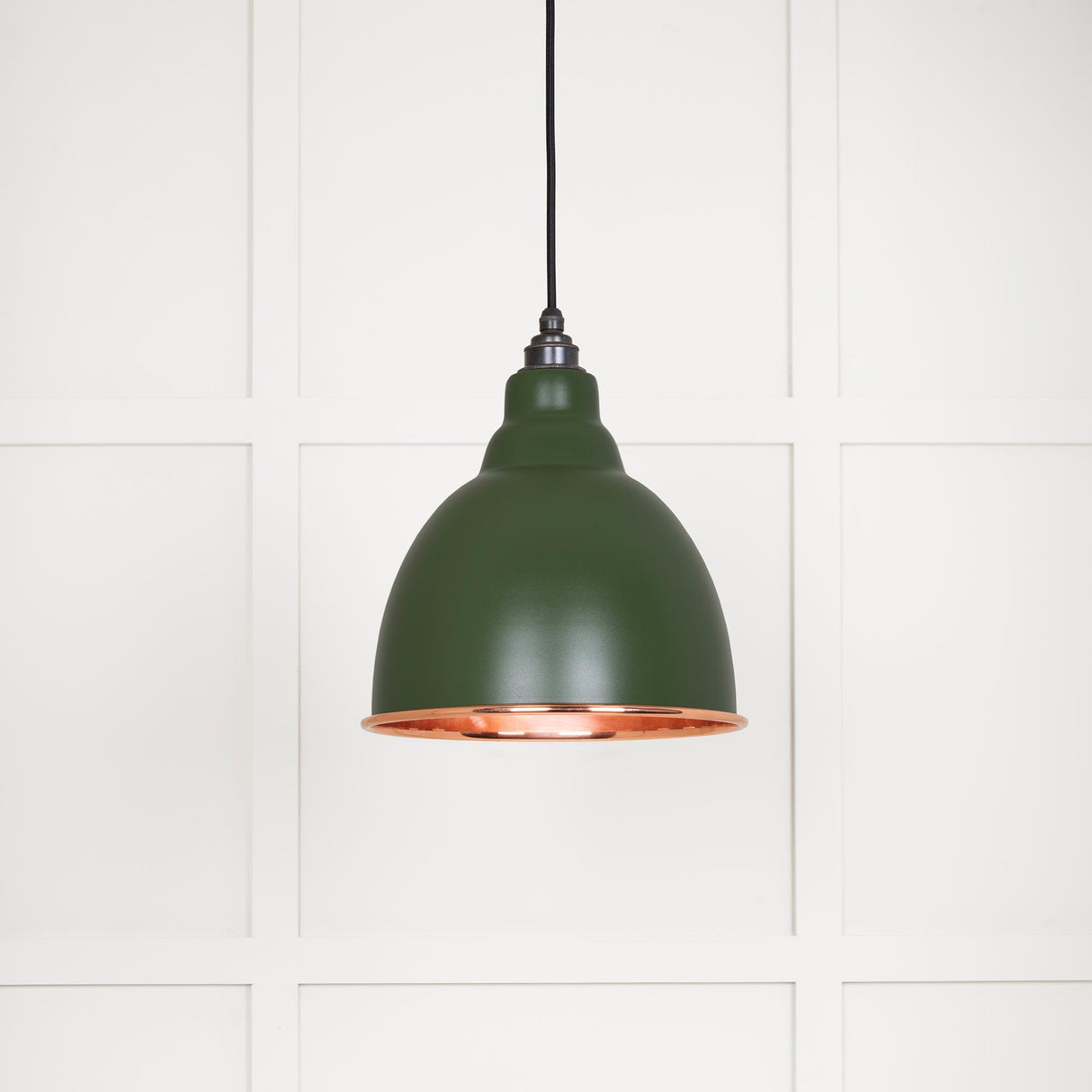 From The Anvil - Smooth Copper Brindley Pendant in Heath | Sku. 49500SH | Trade Door Handles.
