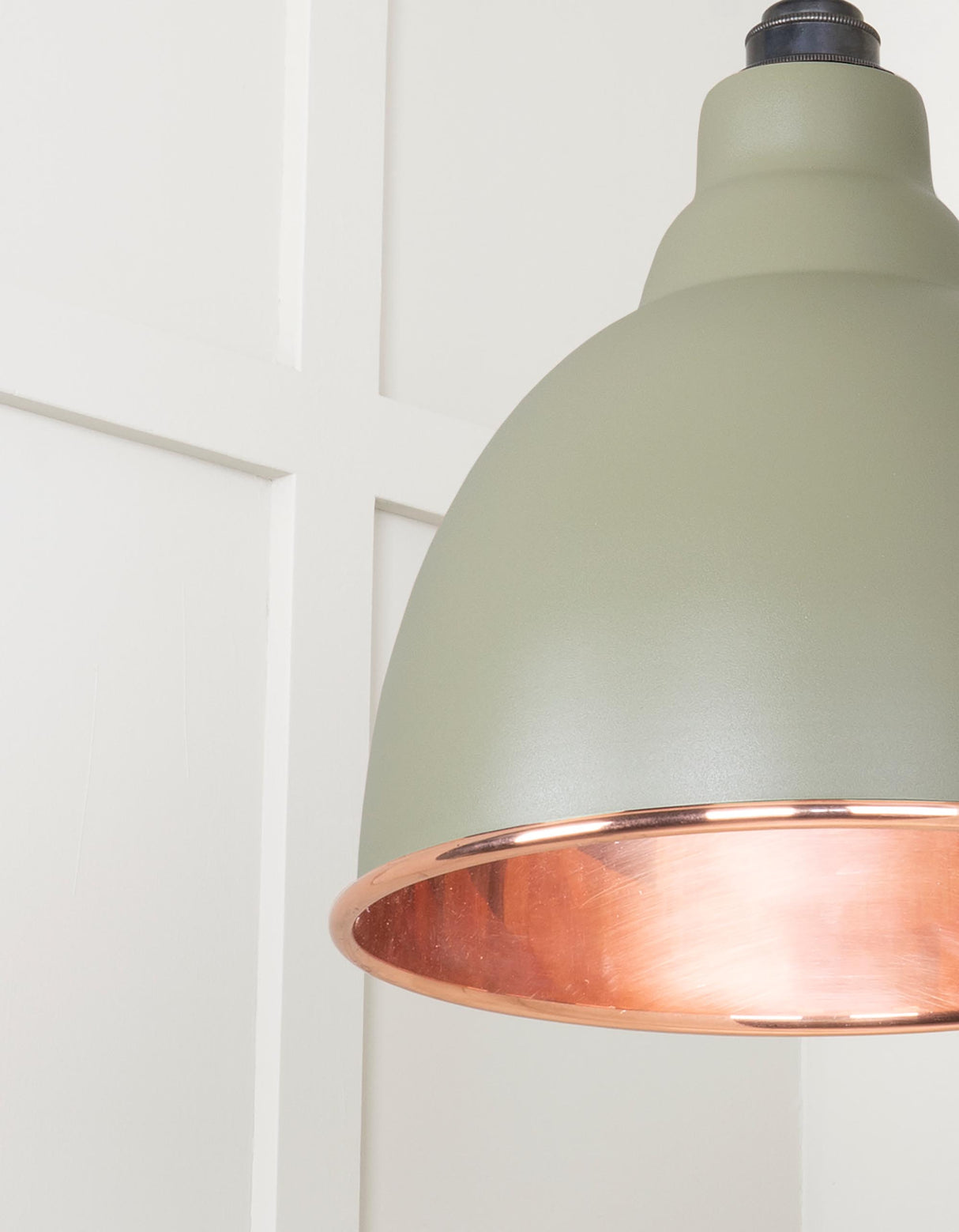 From The Anvil - Smooth Copper Brindley Pendant in Tump | Sku. 49500STU | Trade Door Handles.
