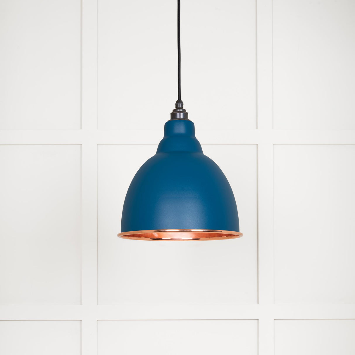 From The Anvil - Smooth Copper Brindley Pendant in Upstream | Sku. 49500SU | Trade Door Handles.