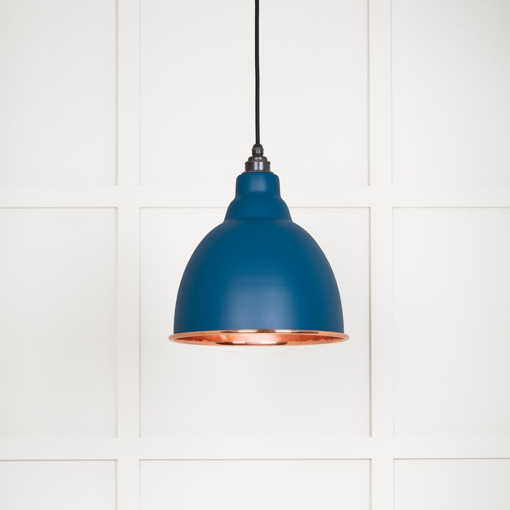 From The Anvil - Smooth Copper Brindley Pendant in Upstream | Sku. 49500SU | Trade Door Handles.