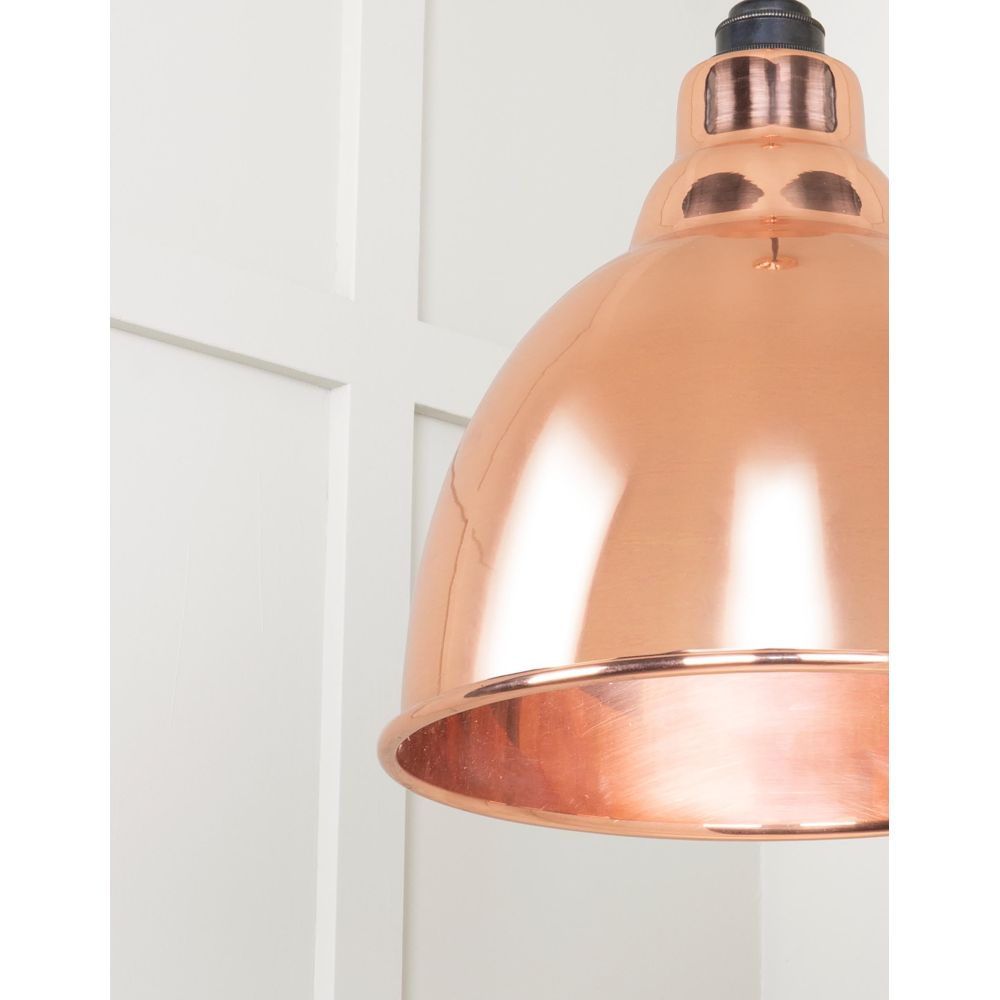 From The Anvil - Smooth Copper Brindley Pendant | Sku. 49500S | Trade Door Handles.