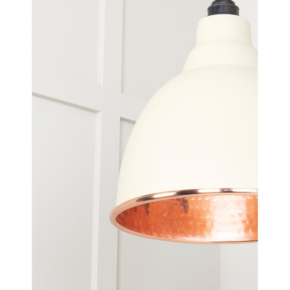 From The Anvil - Hammered Copper Brindley Pendant in Teasel | Sku. 49500TE | Trade Door Handles.
