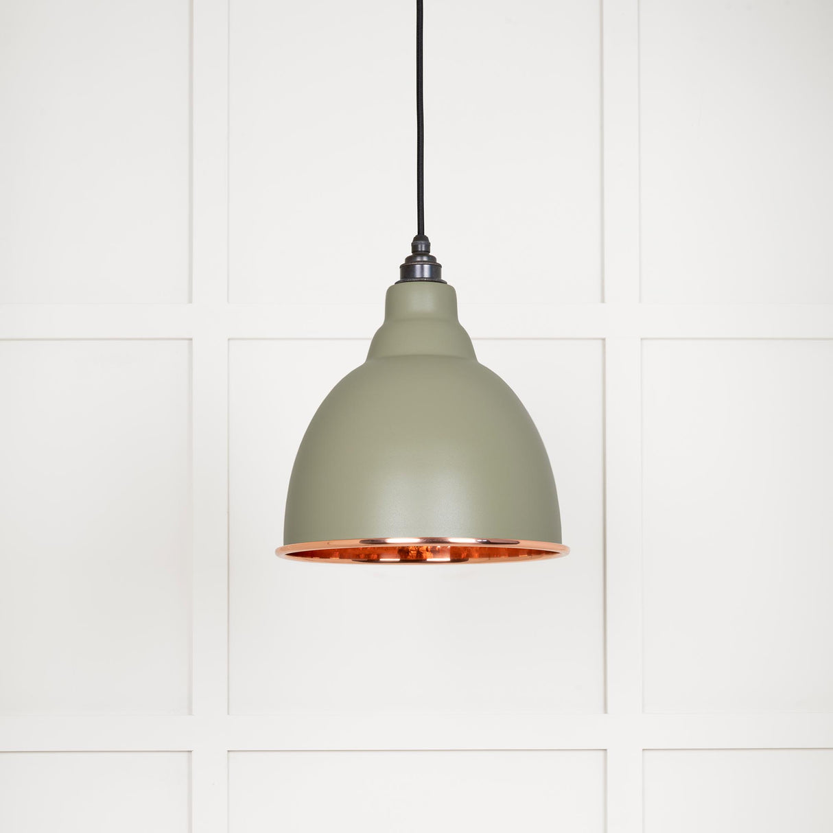 From The Anvil - Hammered Copper Brindley Pendant in Tump | Sku. 49500TU | Trade Door Handles.