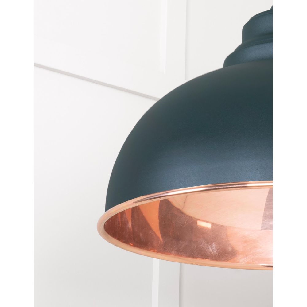 From The Anvil - Smooth Copper Harborne Pendant in Dingle | Sku. 49501SDI | Trade Door Handles.