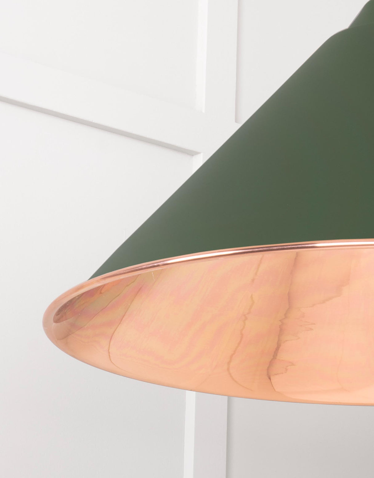 From The Anvil - Smooth Copper Hockley Pendant in Heath | Sku. 49503SH | Trade Door Handles.