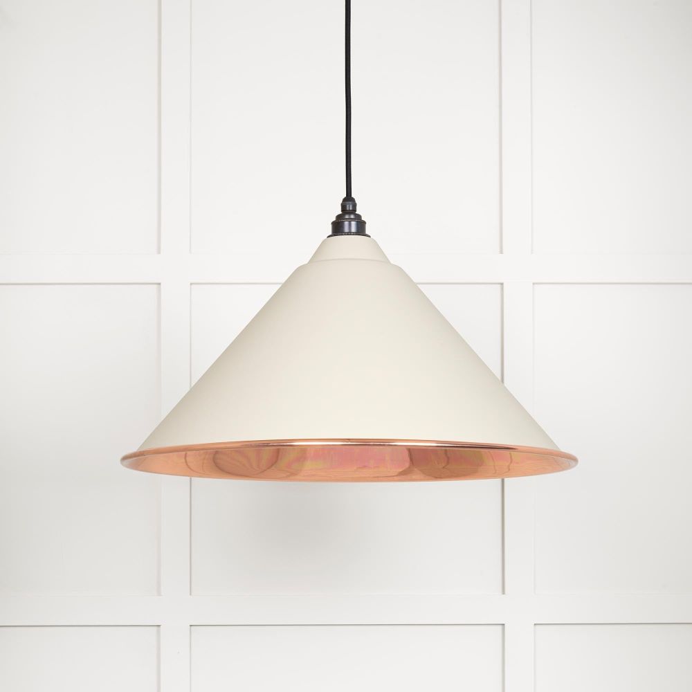 From The Anvil - Smooth Copper Hockley Pendant in Teasel | Sku. 49503STE | Trade Door Handles.
