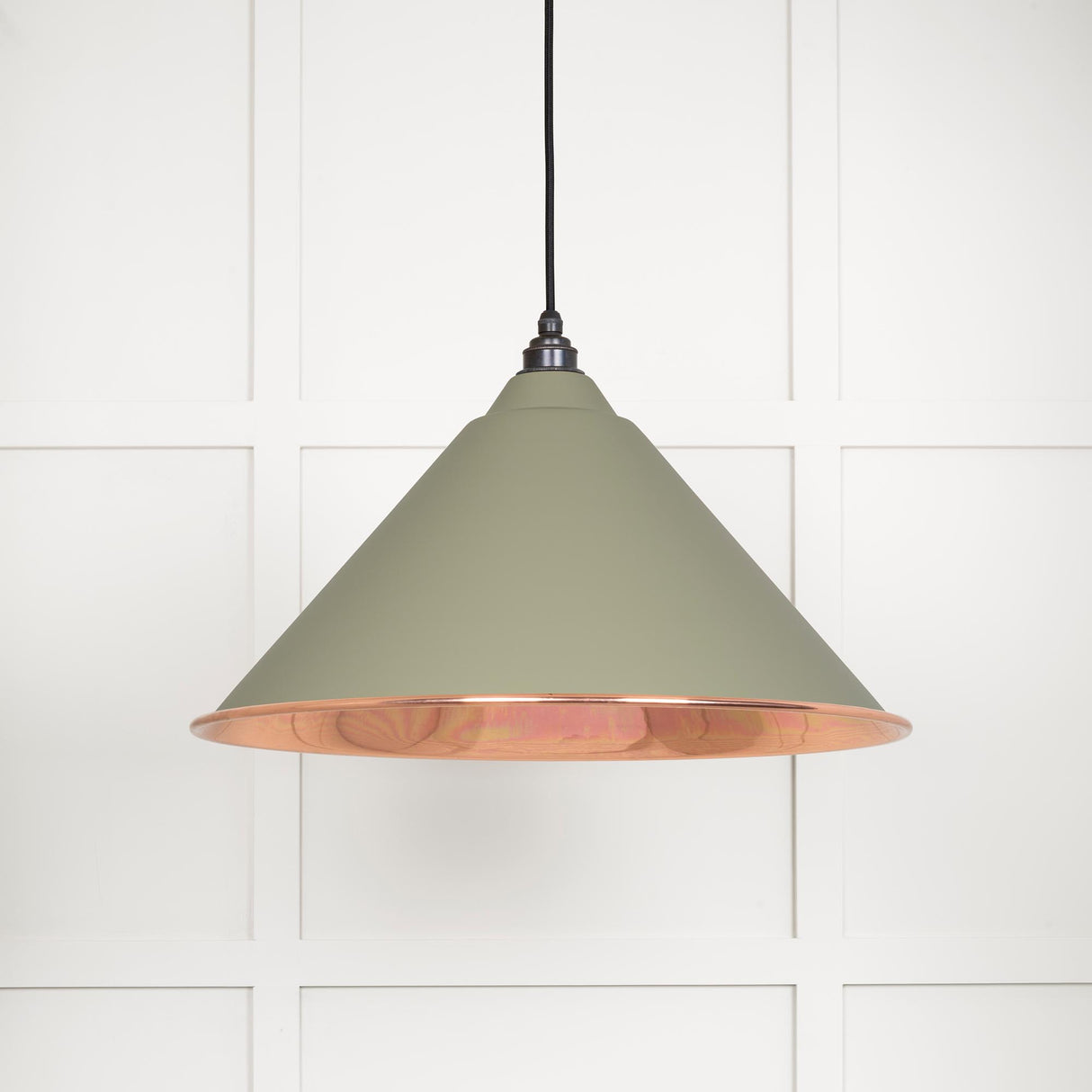 From The Anvil - Smooth Copper Hockley Pendant in Tump | Sku. 49503STU | Trade Door Handles.