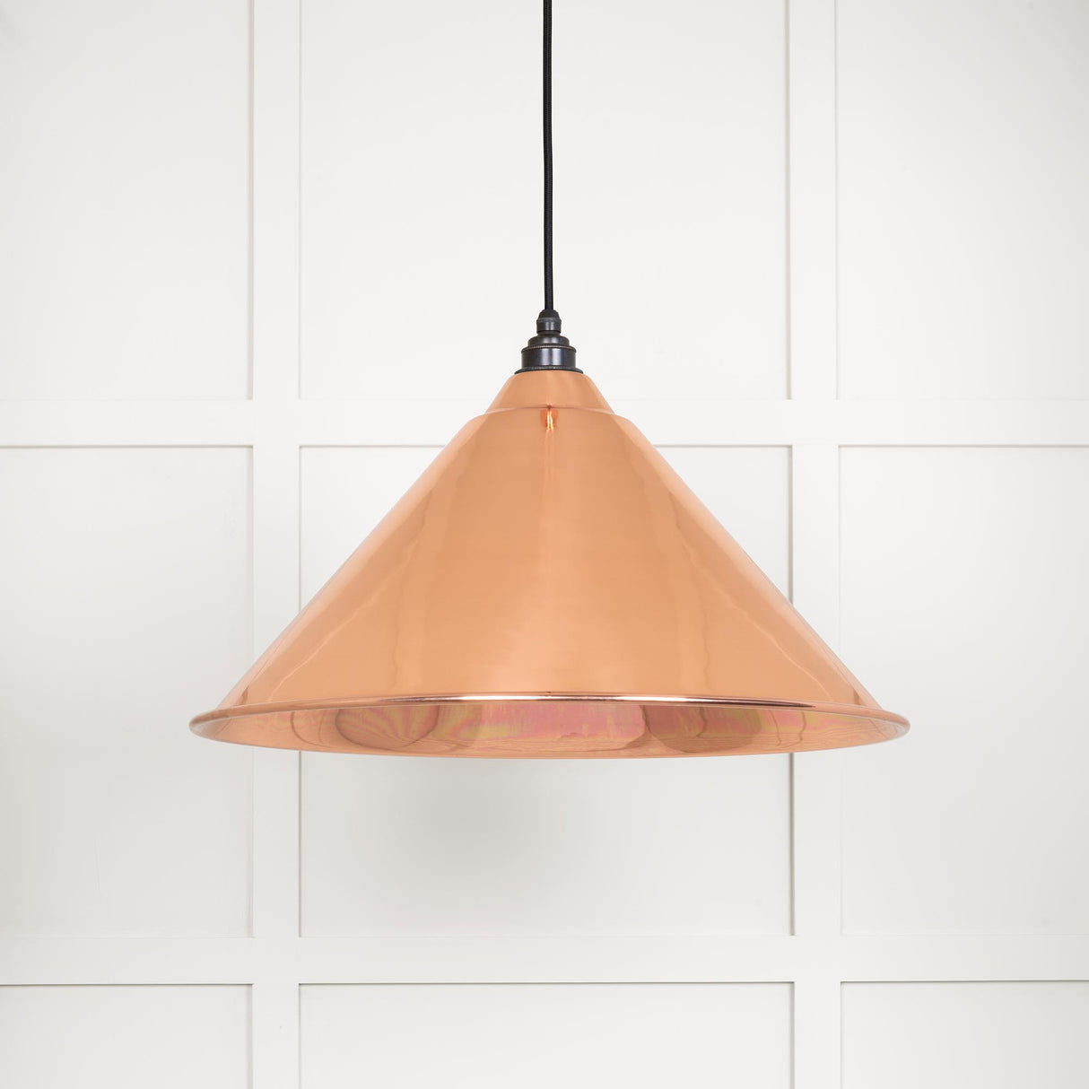 From The Anvil - Smooth Copper Hockley Pendant | Sku. 49503S | Trade Door Handles.
