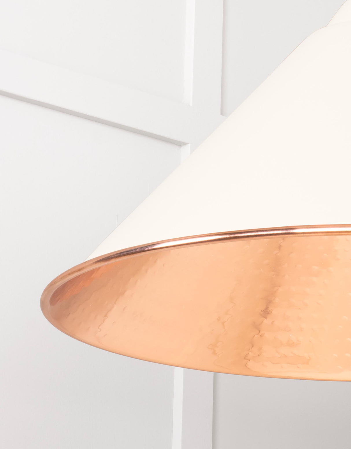 From The Anvil - Hammered Copper Hockley Pendant in Teasel | Sku. 49503TE | Trade Door Handles.