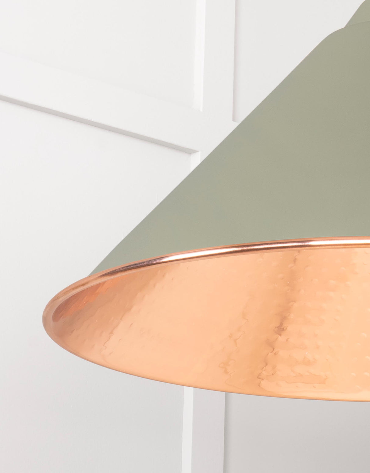 From The Anvil - Hammered Copper Hockley Pendant in Tump | Sku. 49503TU | Trade Door Handles.
