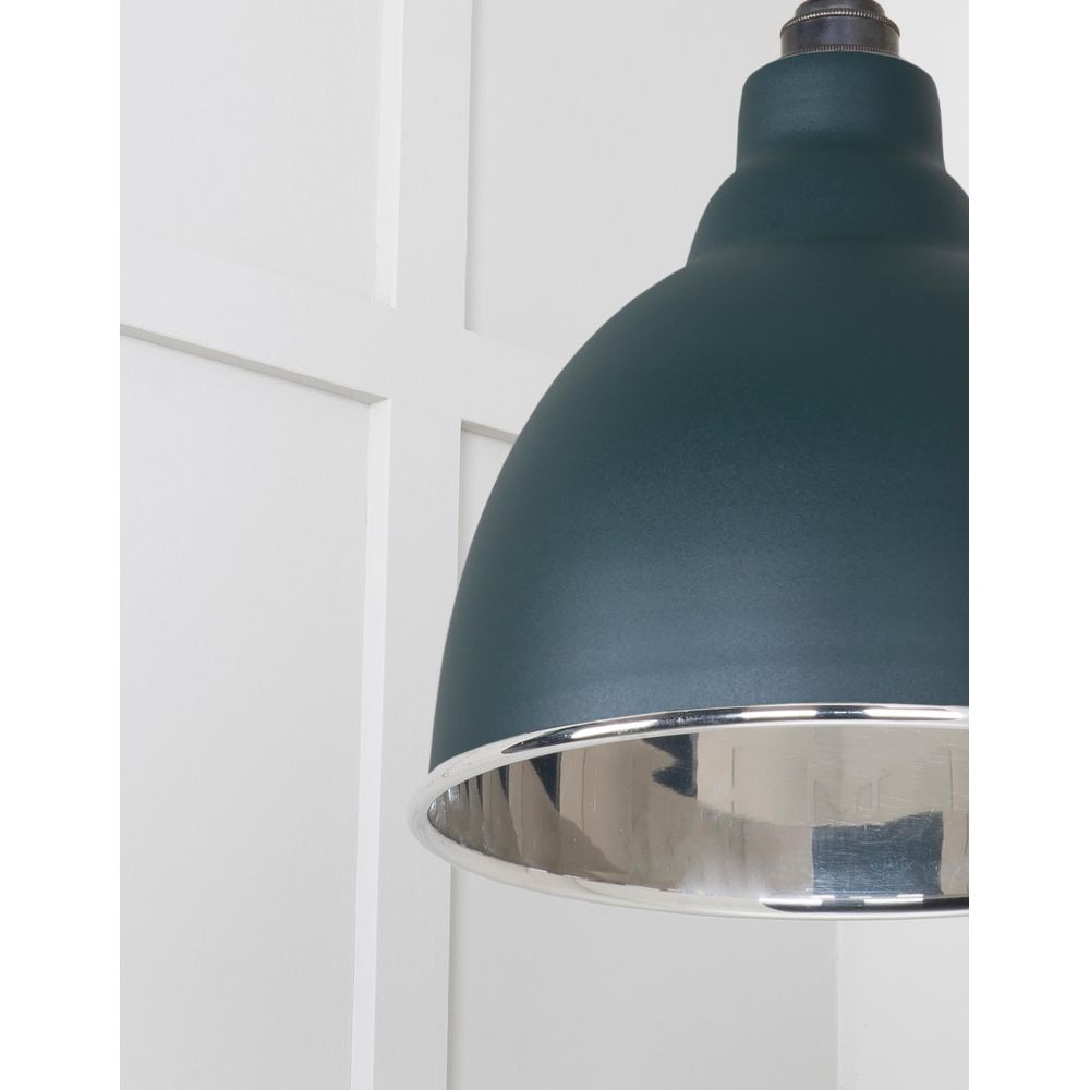 From The Anvil - Smooth Nickel Brindley Pendant in Dingle | Sku. 49504DI | Trade Door Handles.