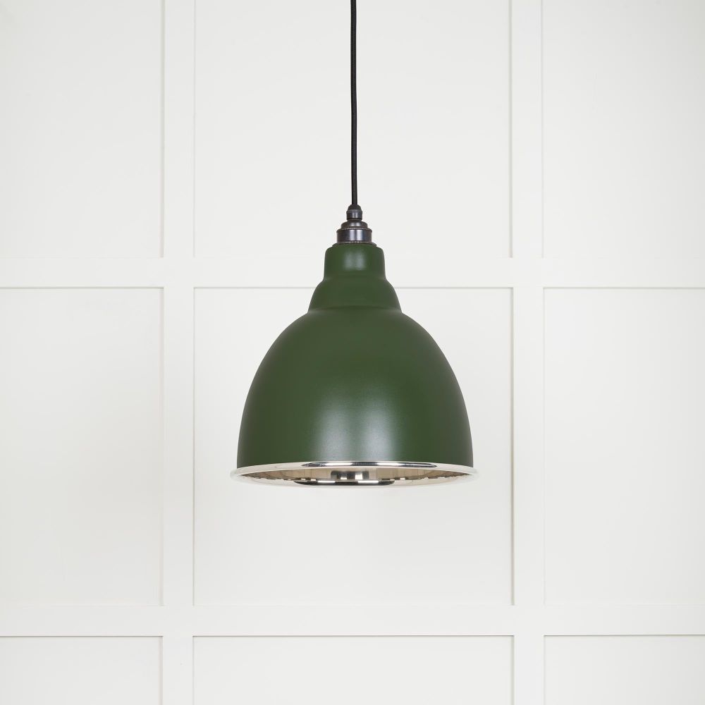 From The Anvil - Smooth Nickel Brindley Pendant in Heath | Sku. 49504H | Trade Door Handles.