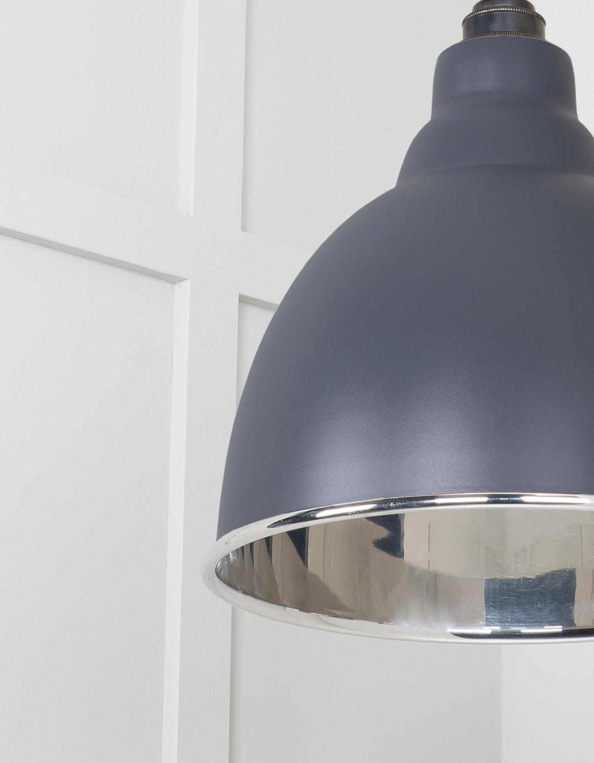 From The Anvil - Smooth Nickel Brindley Pendant in Slate | Sku. 49504SL | Trade Door Handles.