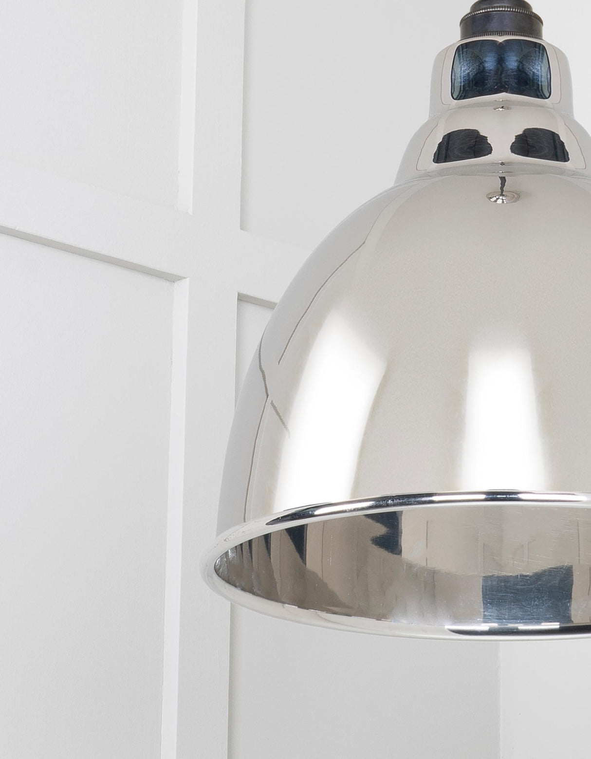 From The Anvil - Smooth Nickel Brindley Pendant | Sku. 49504 | Trade Door Handles.