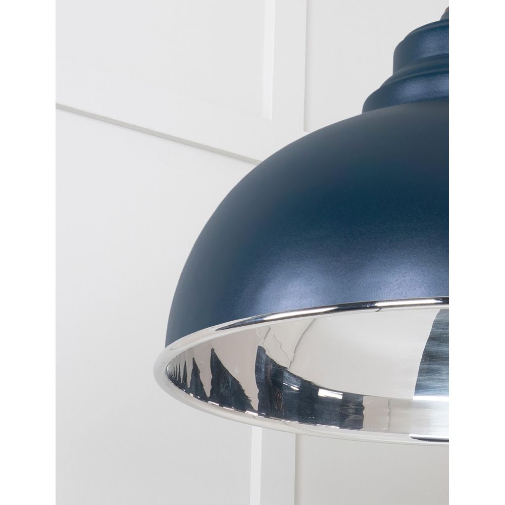 From The Anvil - Smooth Nickel Harborne Pendant in Dusk | Sku. 49505DU | Trade Door Handles.