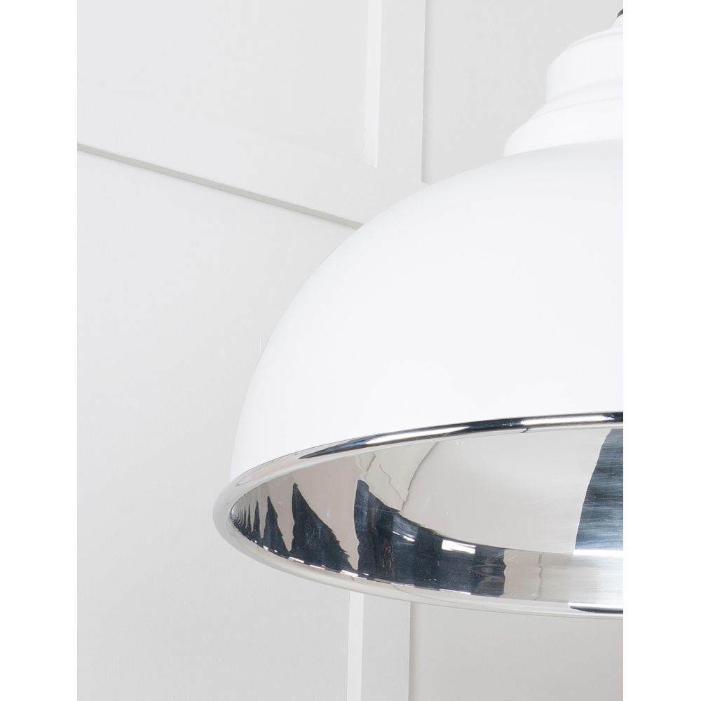 From The Anvil - Smooth Nickel Harborne Pendant in Flock | Sku. 49505F | Trade Door Handles.