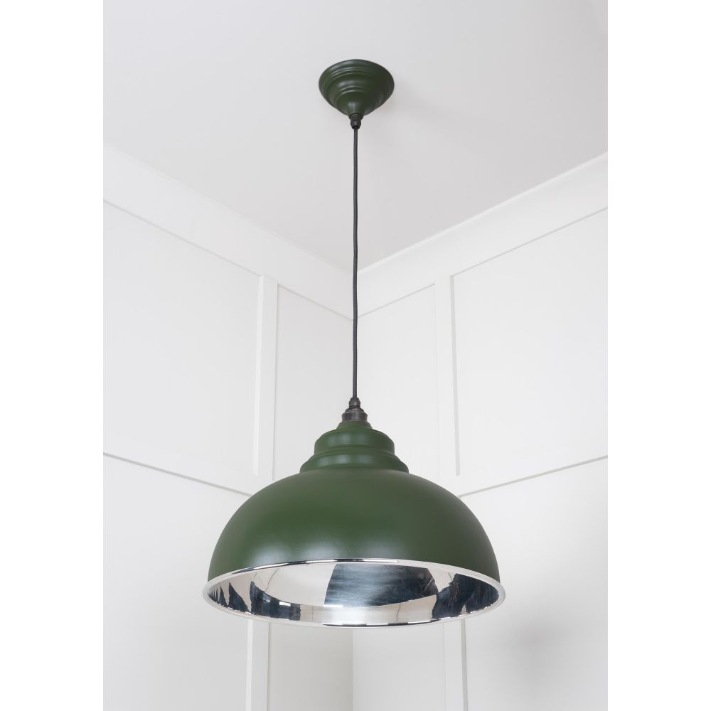 From The Anvil - Smooth Nickel Harborne Pendant in Heath | Sku. 49505H | Trade Door Handles.