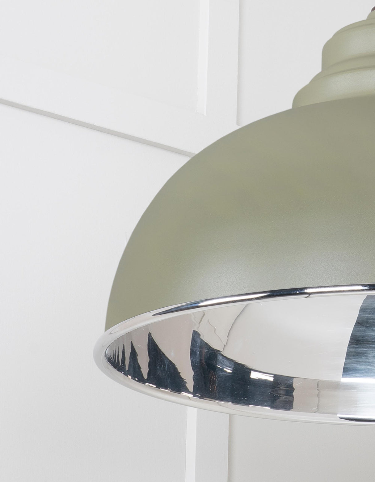 From The Anvil - Smooth Nickel Harborne Pendant in Tump | Sku. 49505TU | Trade Door Handles.