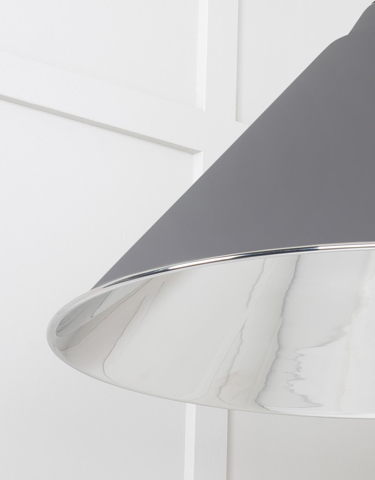 From The Anvil - Smooth Nickel Hockley Pendant in Bluff | Sku. 49506BL | Trade Door Handles.