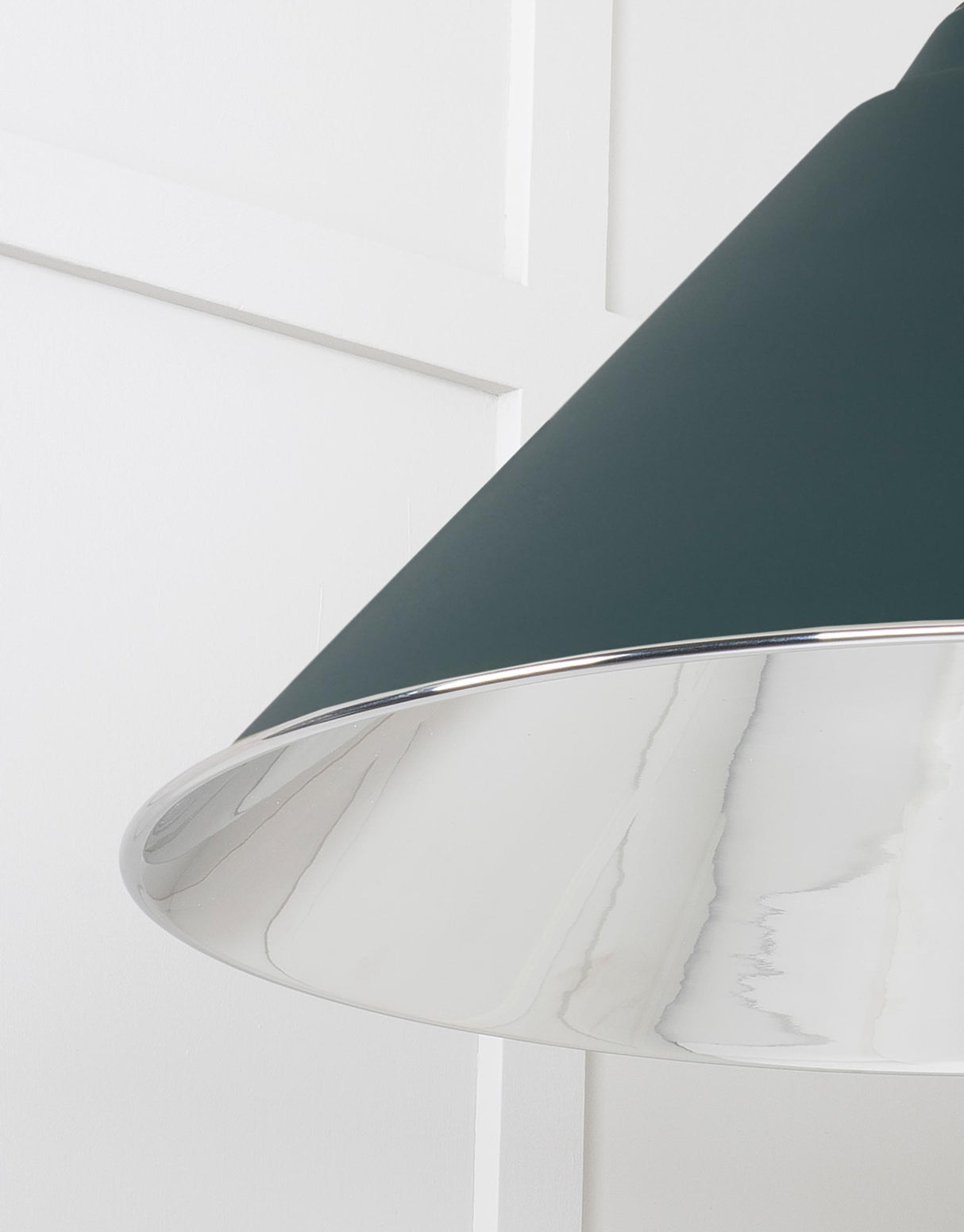 From The Anvil - Smooth Nickel Hockley Pendant in Dingle | Sku. 49506DI | Trade Door Handles.